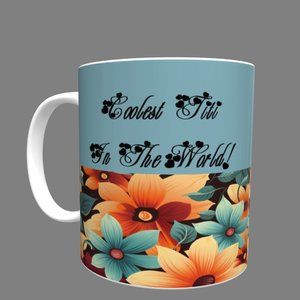 Coolest Titi In The World Retro Pattern Gift for Aunt Titi Mug ,Tea Mug, Great